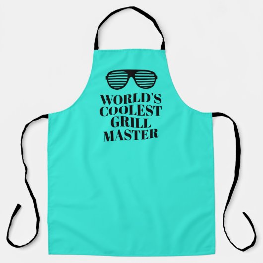 Die Coolstste Grill Master Spaß GRILLEN Schürze fü (Vorderseite)