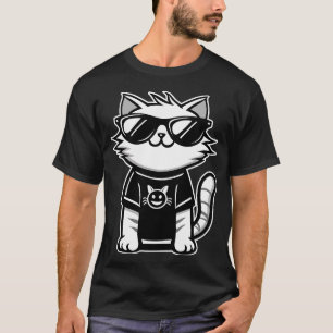 Die Coolstste Katze der Welt mit Sonnenbrille Blac T-Shirt