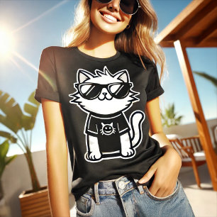 Die Coolstste Katze der Welt mit Sonnenbrille Blac T-Shirt