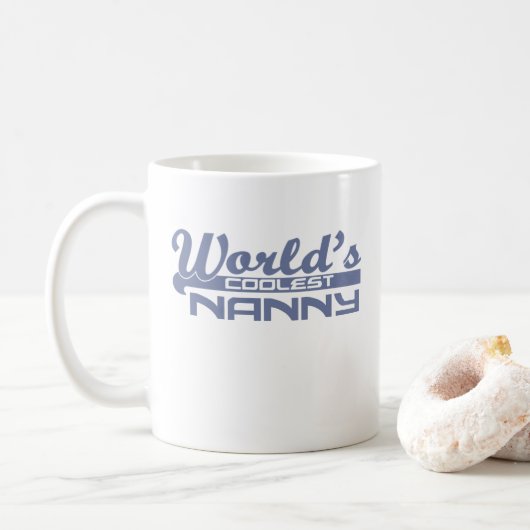 Die Coolstste Kindermädchen der Welt Kaffeetasse (Mit Donut)