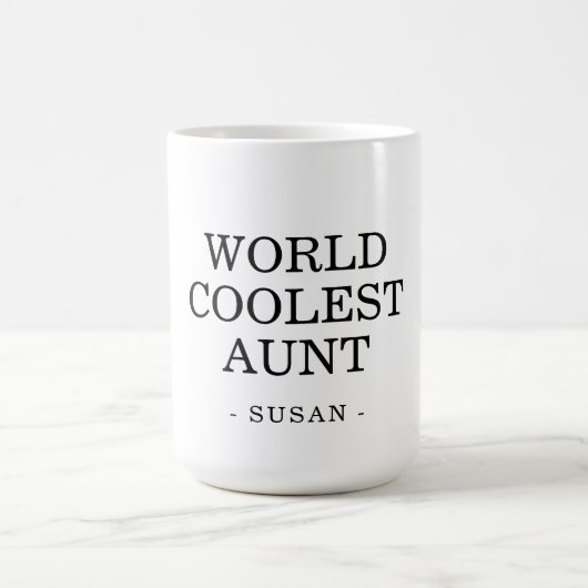 Die Coolstste Tante der Welt Kaffeetasse (Mittel)