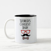 Die Coolstste Vater-Tasse der coolen einzigartigen Zweifarbige Tasse (Links)