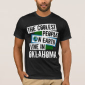 Die Coolststen Menschen der Welt leben in Oklahoma T-Shirt (Vorderseite)