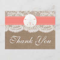 Die Coral Sand Dollar Beach Wedding Collection
