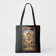 Die Corgi-Tarotkarte