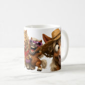 Die Corky Pferde Kaffeetasse (VorderseiteRechts)