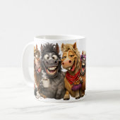 Die Corky Pferde Kaffeetasse (Vorderseite Links)
