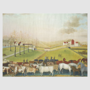Die Cornell-Farm (Pennsylvania-Landschaft) Seidenpapier