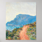 Die Corniche bei Monaco von Claude Monet Poster (Vorne)