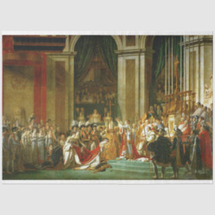 Die Coronation von Napoleon, Jacques-Louis David Seidenpapier