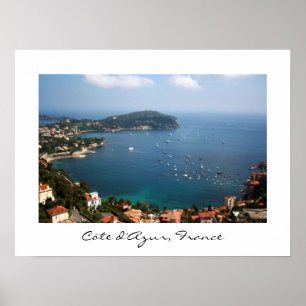 Die Côte d'Azur Poster