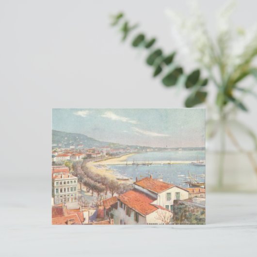 Die Côte d'Azur Postkarte (Stehend Vorderseite)