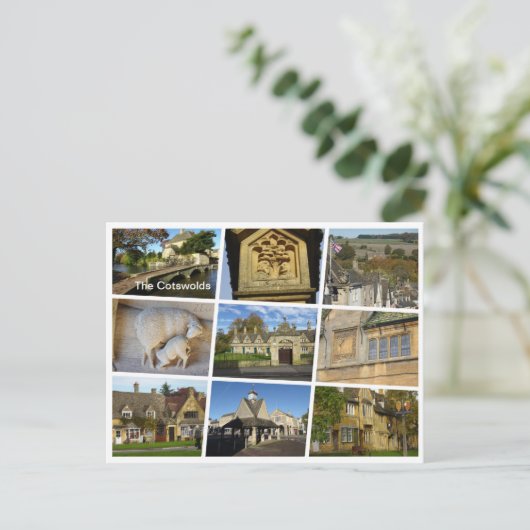 Die Cotswolds Postkarte (Stehend Vorderseite)