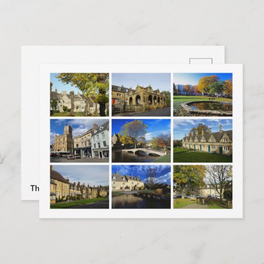 Die Cotswolds Postkarte (Vorne/Hinten)
