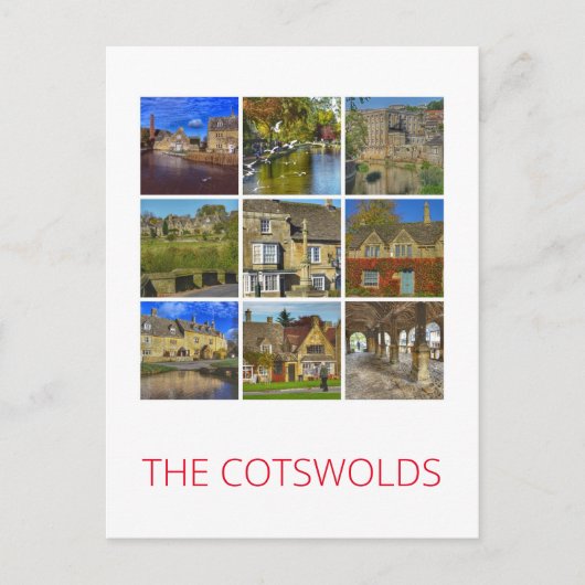 Die Cotswolds Postkarte (Vorderseite)