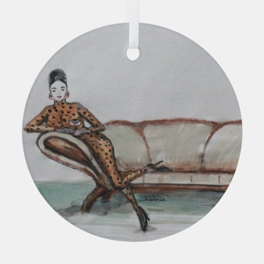 Die Couch ... Ornament Aus Glas (Rückseite)