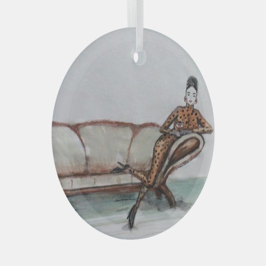 Die Couch ... Ornament Aus Glas (Vorderseite Rechts)