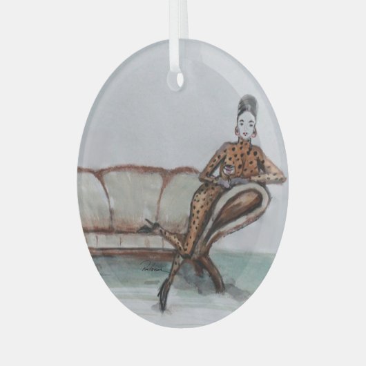 Die Couch ... Ornament Aus Glas (Vorderseite links)