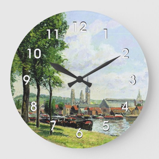 Die Cours la Riene, Notre Dame Große Wanduhr (Vorderseite)