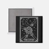 Die Coven Braut Bach Crew Hochzeit Gothic Magnet (Vorderseite/Rückseite)