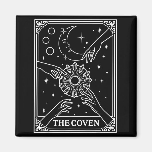 Die Coven Braut Bach Crew Hochzeit Gothic Magnet (Vorne)