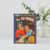 Die Cover-Kunst der Big Corral Postkarte (Stehend Vorderseite)