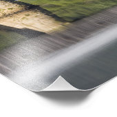 Die Covered Bridge von Windsor Cornish überspannt  Fotodruck (Ecke)