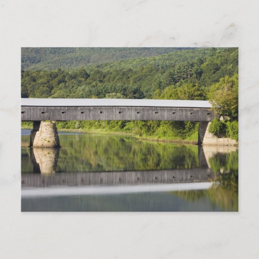 Die Covered Bridge von Windsor Cornish überspannt Postkarte (Vorderseite)