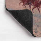 Die Cowpunchers (w/c auf Papier) Mousepad (Ecke)