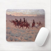 Die Cowpunchers (w/c auf Papier) Mousepad (Mit Mouse)