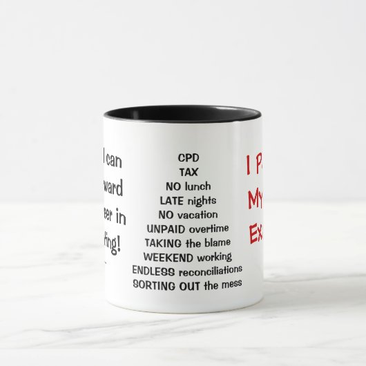 Die CPA-Prüfungen bestanden! Prüfer Tasse (Zentrum)