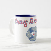 Die CR Straßen-Logo-übergroße Tasse (Vorderseite Links)
