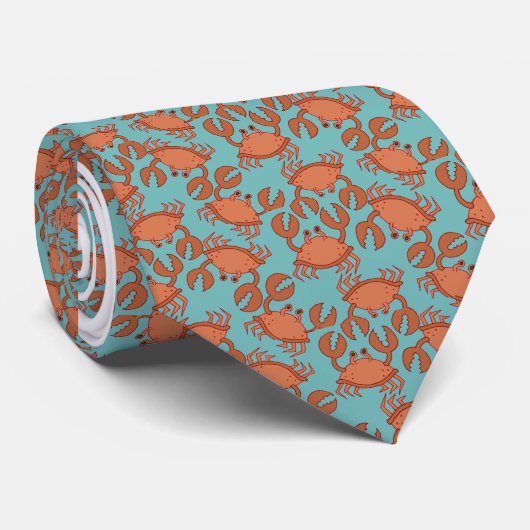Die Crabby Krawatte (klein) (Gerollt)