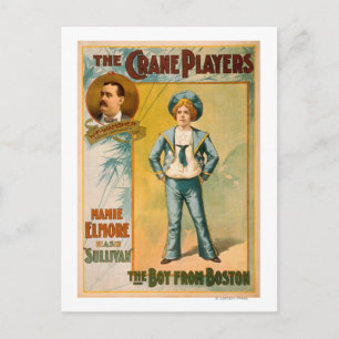 Die Crane Players, Der Junge vom Boston-Theater Postkarte