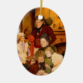 Die Cratchit-Familie Keramikornament