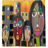 Die Crayolah Duschvorhang (Vorderseite)