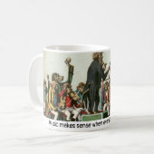 Die Crazy Monkey Orchestra Tasse (Vorderseite Links)