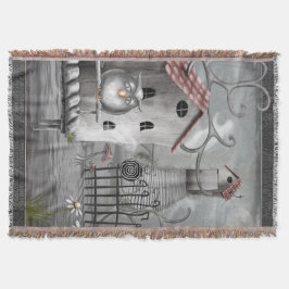 Die Creek Gothic Folk Art Decke