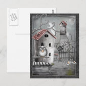 Die Creek Gothic Folk Art Postkarte (Vorne/Hinten)