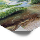 Die Creek Oil Malerei Poster (Ecke)