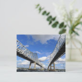 Die Crescent City Connection, New Orleans, LA - Postkarte (Stehend Vorderseite)