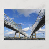 Die Crescent City Connection, New Orleans, LA - Postkarte (Vorderseite)