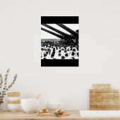 Die Crew der USS SÜDDAKOTA steht_War Image Poster (Küche)