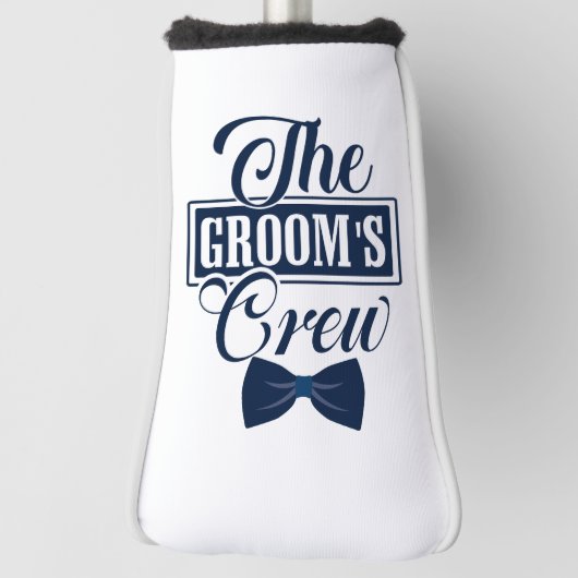 Die Crew des Grooms - Moderne Vergnügung Golf Headcover (Rotieren 90)