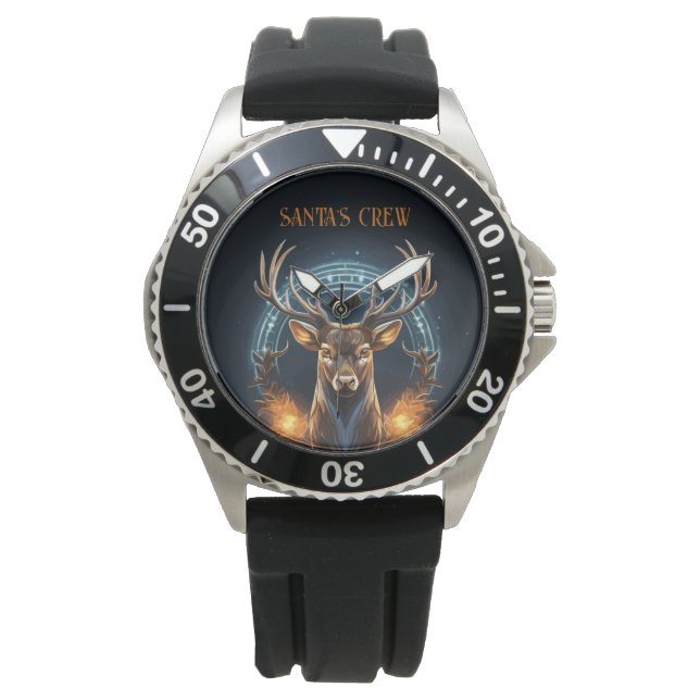 Die Crew des Weihnachtsmanns Armbanduhr (Vorderseite)