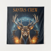 Die Crew des Weihnachtsmanns Wandteppich (Vorderseite (Horizontal))