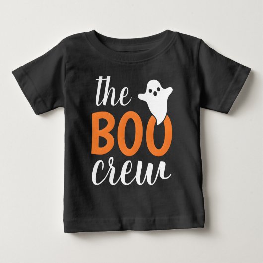 Die Crew Orange Halloween Baby T-shirt (Vorderseite)