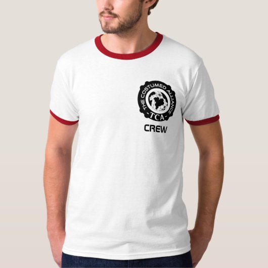 Die Crew-Shirt der Männer, rot T-Shirt (Vorderseite)