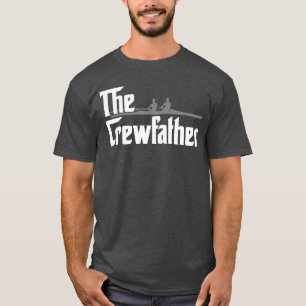 Die Crew Vater Rudern Lustige Ruderer Geschenk Ret T-Shirt