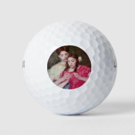 Die Crochet-Lektion (zwei Schwestern) Golfball
